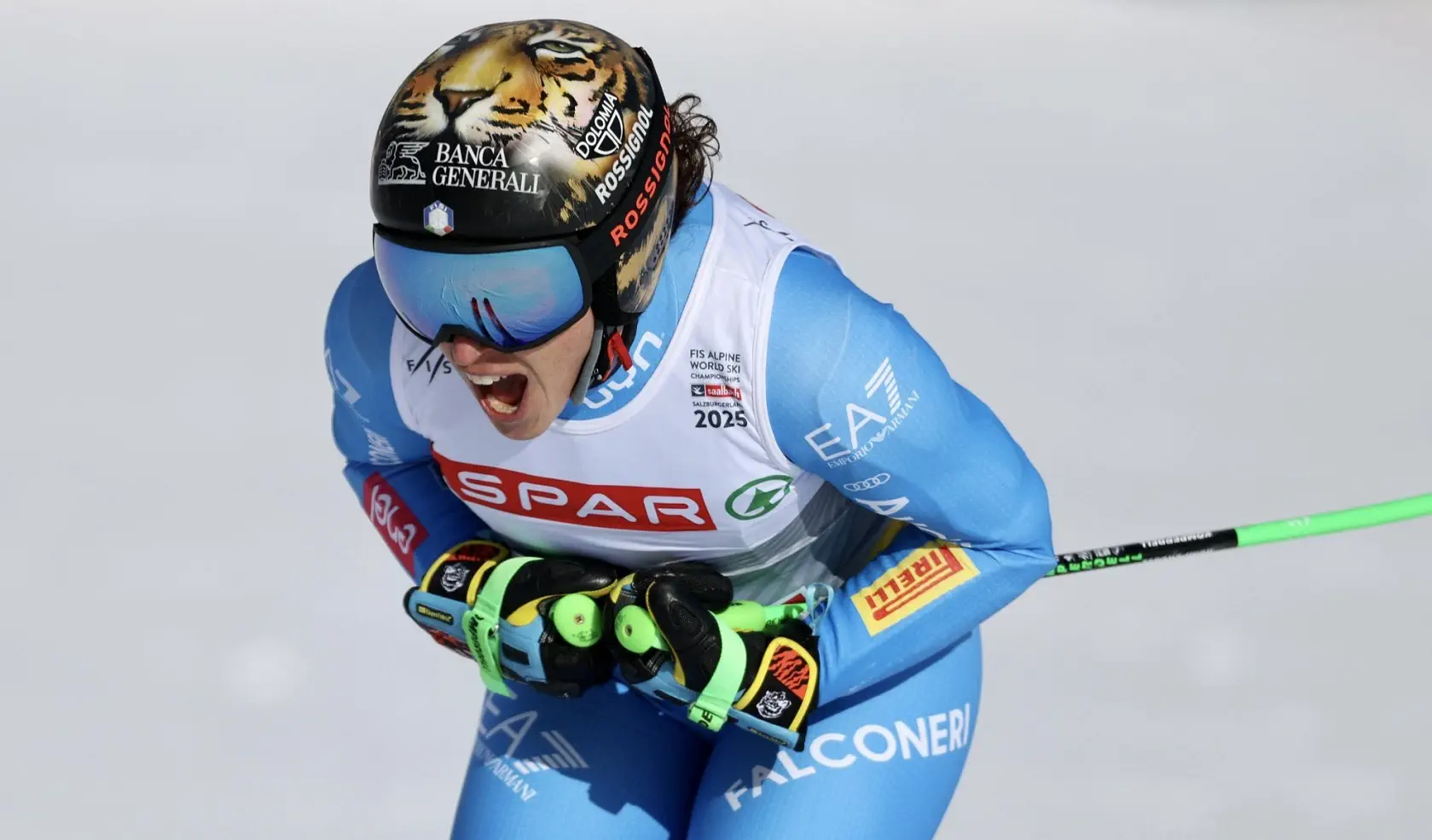 Federica Brignone medaglia d'argento ai mondiali di Saalbach