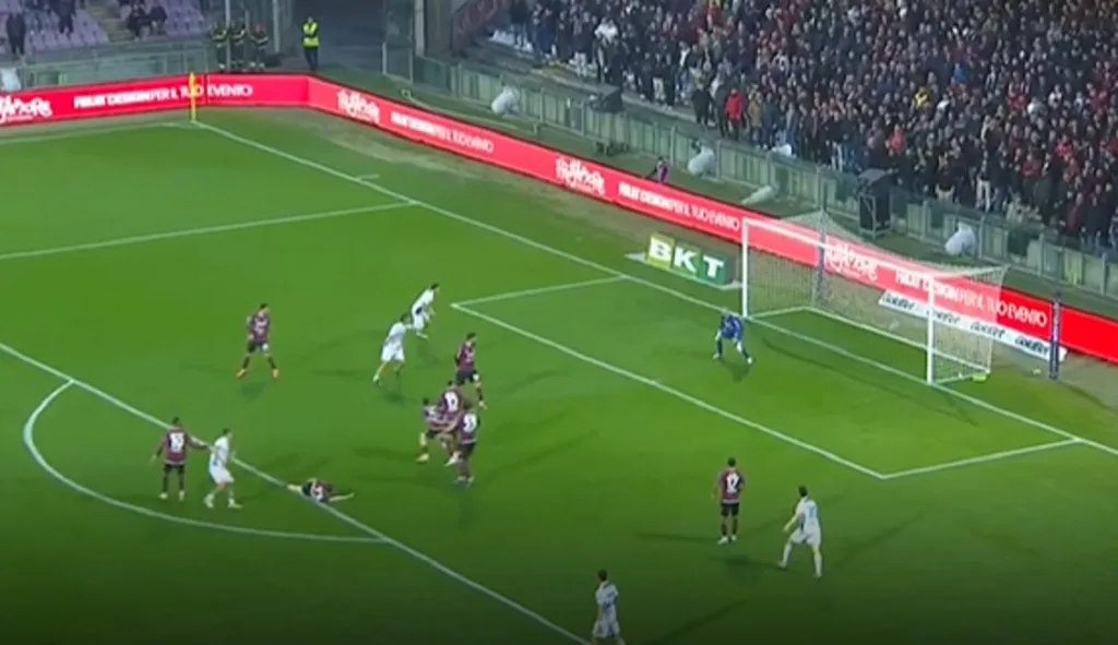 Il gol di Partipilo che sblocca il risultato