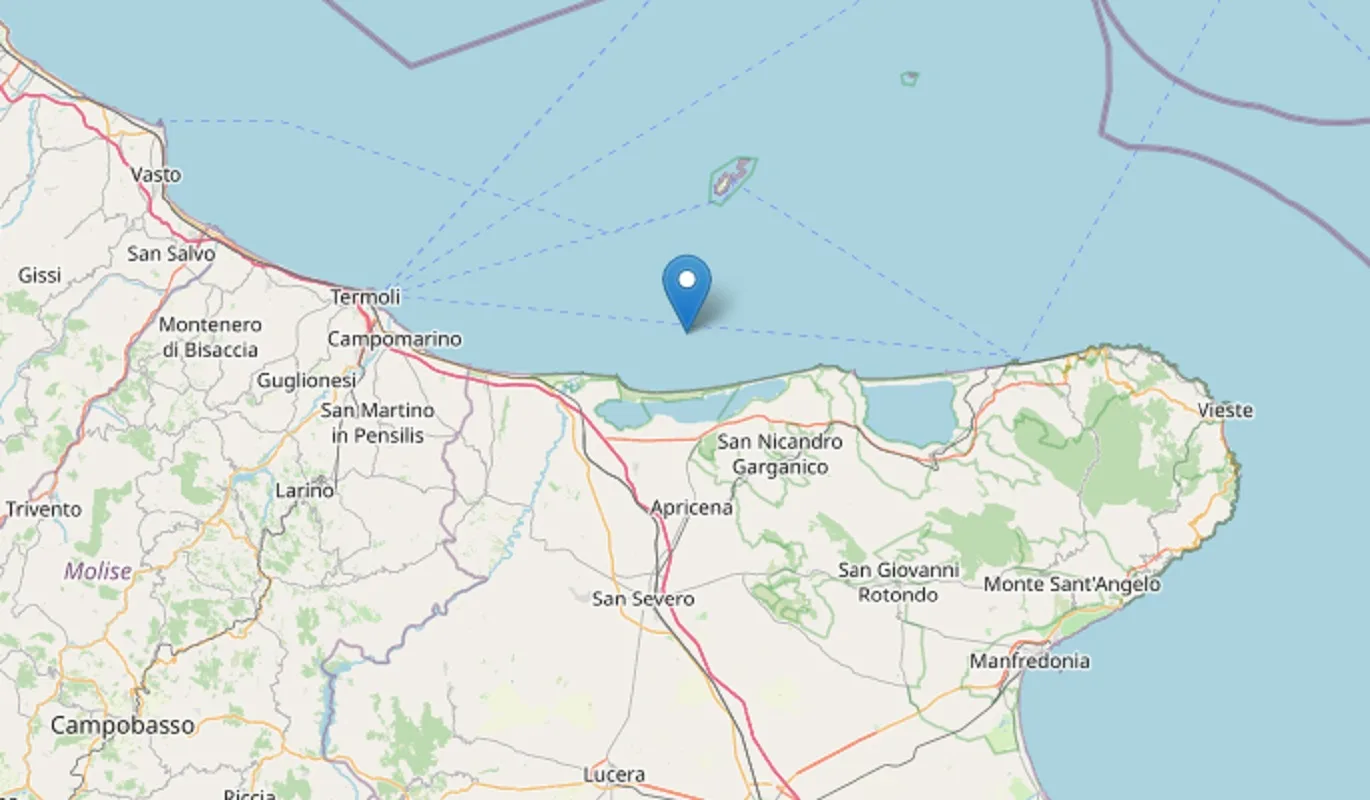 Trema il Gargano, terremoto di magnitudo 4.6 avvertito in Abruzzo, Molise e Basilicata: ‘Spaventoso’